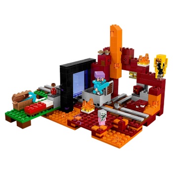 Lego set Minecraft the nether portal LE21143